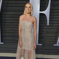 Margot Robbie en la fiesta Vanity Fair tras los Oscar 2018