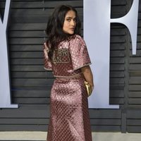 Salma Hayek en la fiesta Vanity Fair tras los Oscar 2018