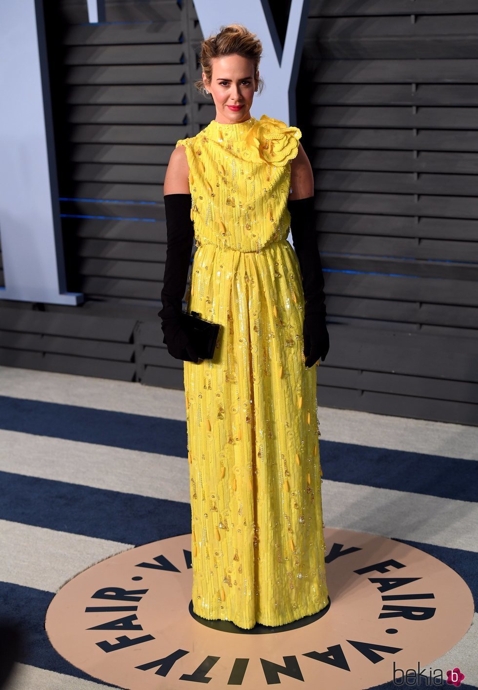 Sarah Paulson en la fiesta Vanity Fair tras los Oscar 2018