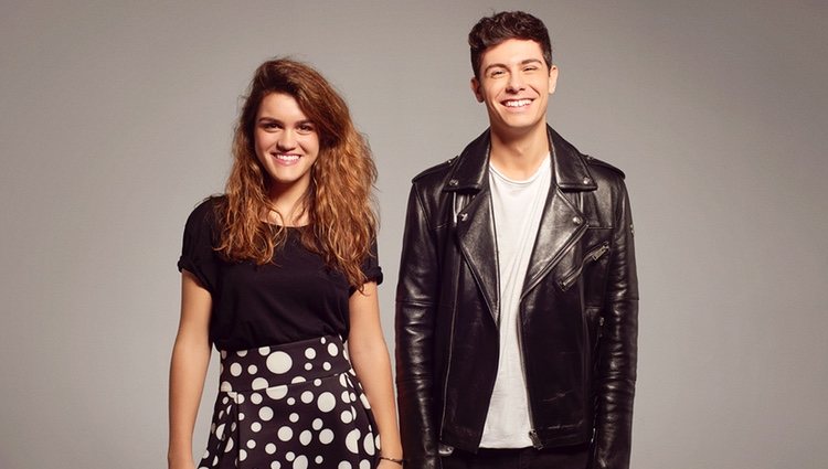 Alfred y Amaia, sonrientes en el posado oficial de Eurovisión 2018