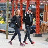 Juan Mata y Evalina Kamph muy felices en Manchester