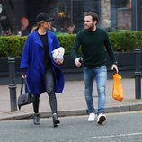 Juan Mata y Evalina Kamph en Manchester