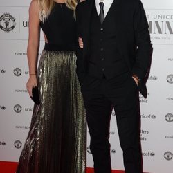 Juan Mata y Evalina Kamph en la gala Unicef 2016 en Manchester