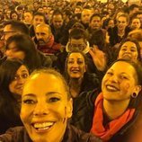 Paula Vázquez en la manifestación del 8 de marzo por el Día de las Mujeres