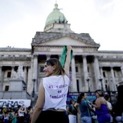 Manifestación por el Día de las Mujeres en Argentina