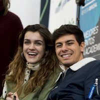 Amaia y Alfred firmando discos en El Corte Inglés de Alcorcón, Madrid