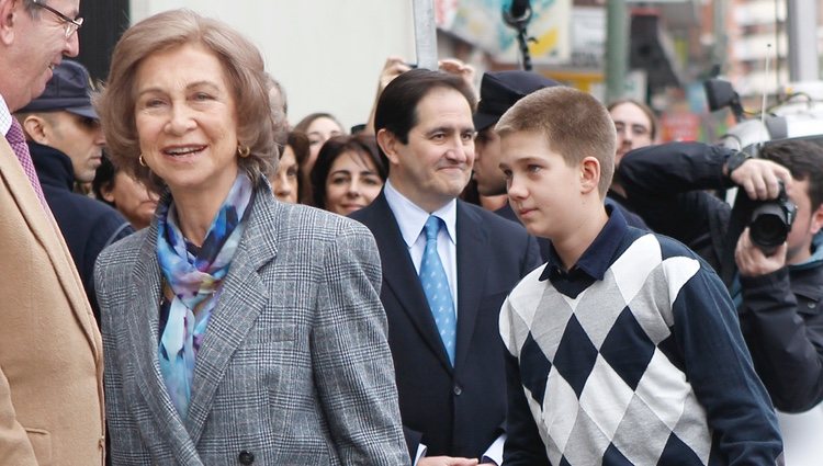 La Reina Sofía y Juan Urdangarin