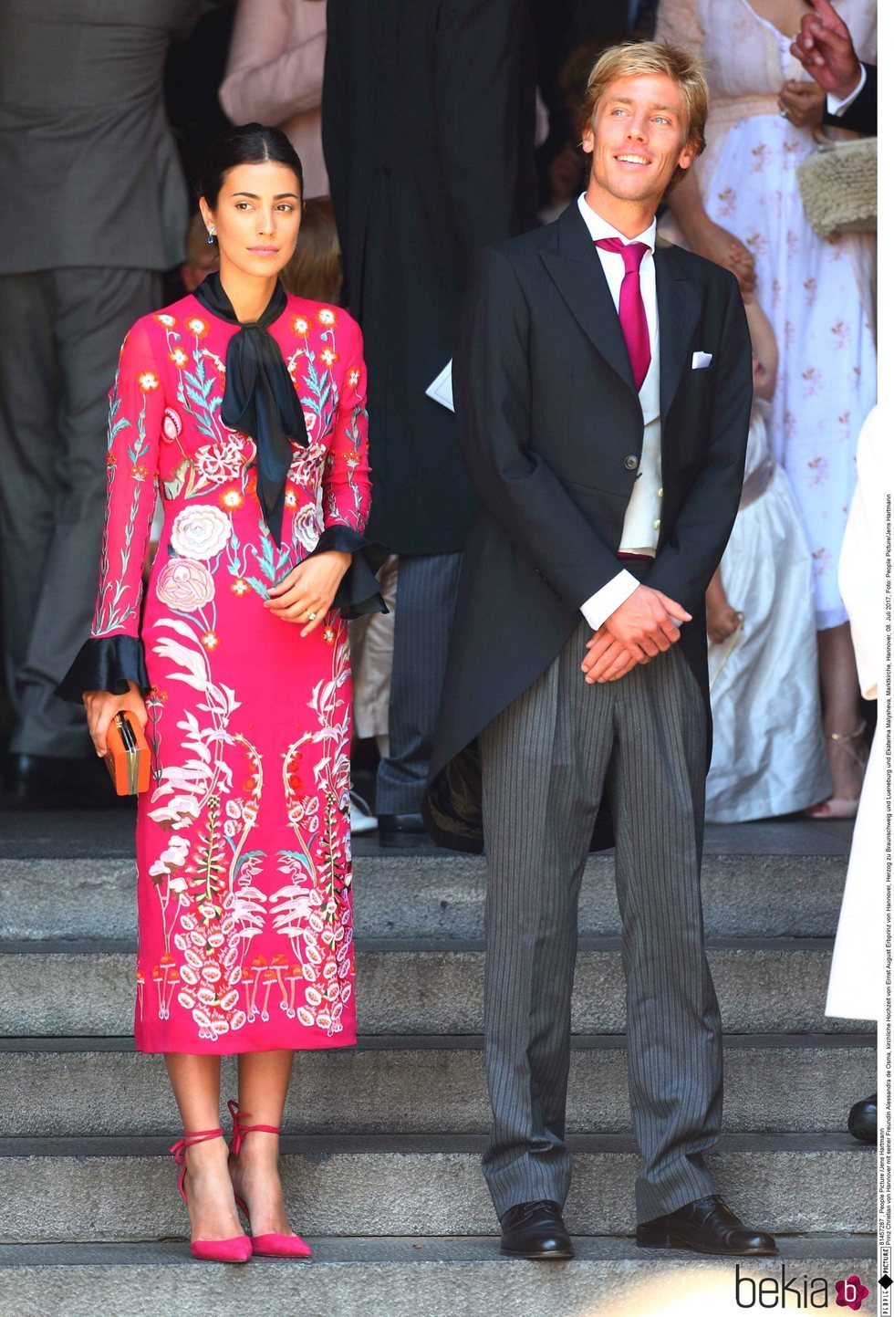 Christian de Hannover y Alessandra de Osma en la boda de Ernesto de Hannover y Ekaterina Malysheva