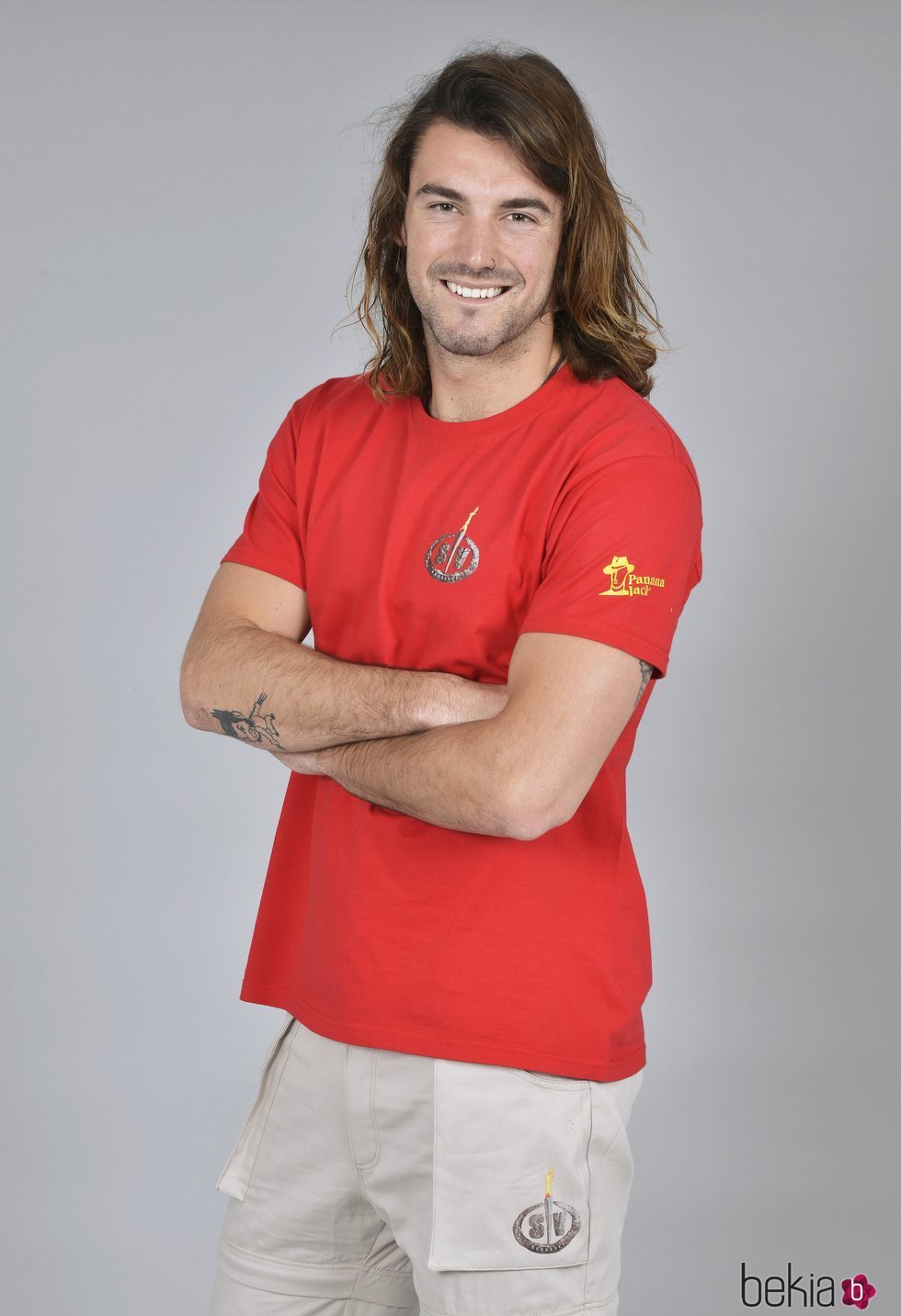 Daniel Sampedro en la foto oficial de 'Supervivientes 2018'