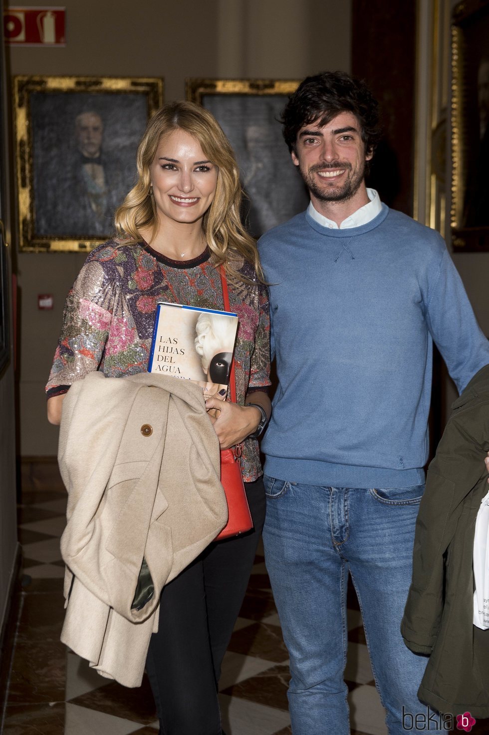 Alba Carrillo y David Vallespín en la presentación del libro de Sandra Barneda