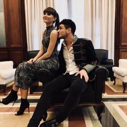 Aitana y Cepeda muy tiernos antes de los Premios Cadena Dial