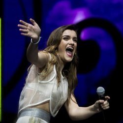 Amaia, muy emocionada en el concierto de la gira OT2017 Madrid