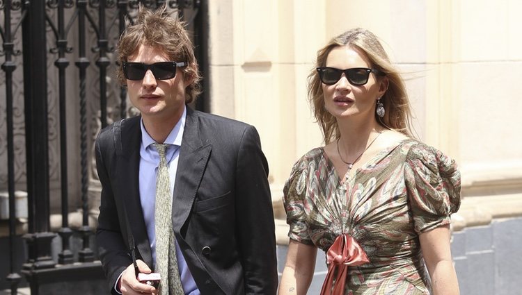 Kate Moss en la boda del Príncipe Christian de Hannover y Alessandra de Osma