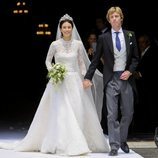 Christian de Hannover y Alessandra de Osma recién casados