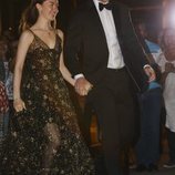 La Princesa Alexandra de Hannover y su novio Ben-Sylvester Strautmann en la fiesta de largo de Christian y Sassa de Hannover