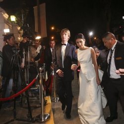 Christian de Hannover y Alessandra de Osma llegando a su fiesta de largo