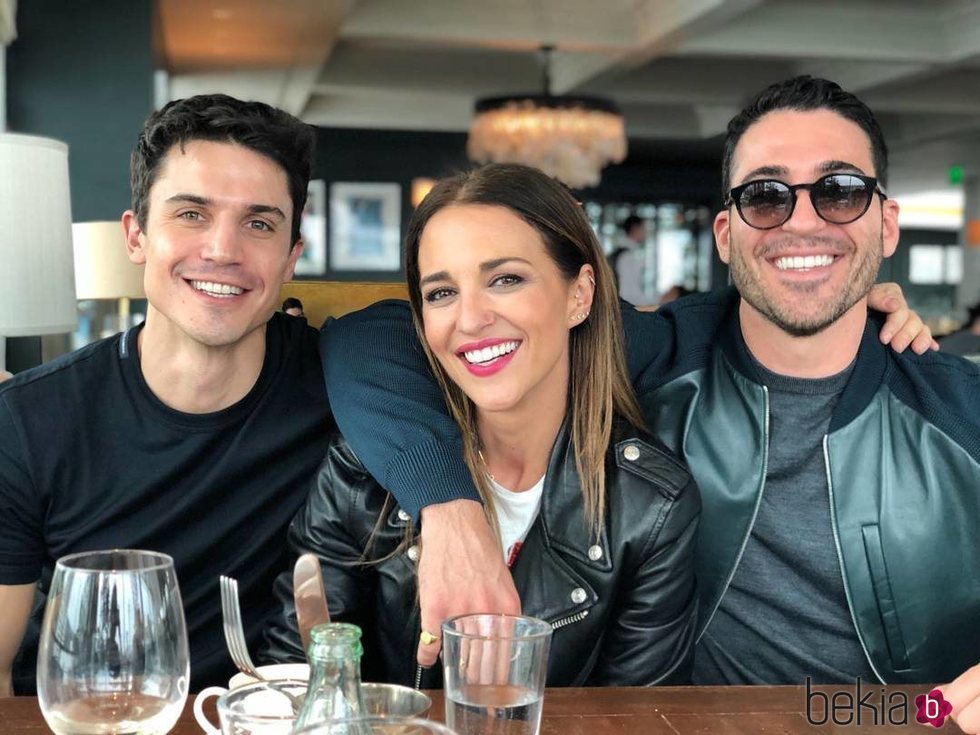 Álex González, Paula Echevarría y Miguel Ángel Silvestre en Los Angeles