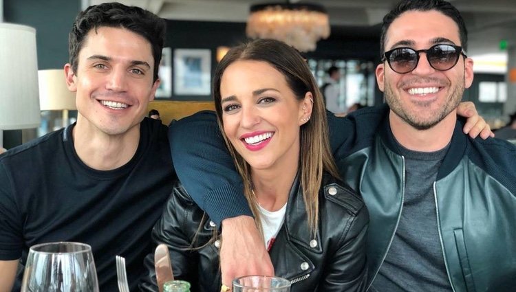 Álex González, Paula Echevarría y Miguel Ángel Silvestre en Los Angeles