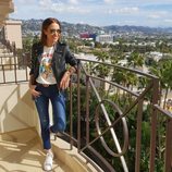 Paula Echevarría disfrutando del sol de Los Angeles