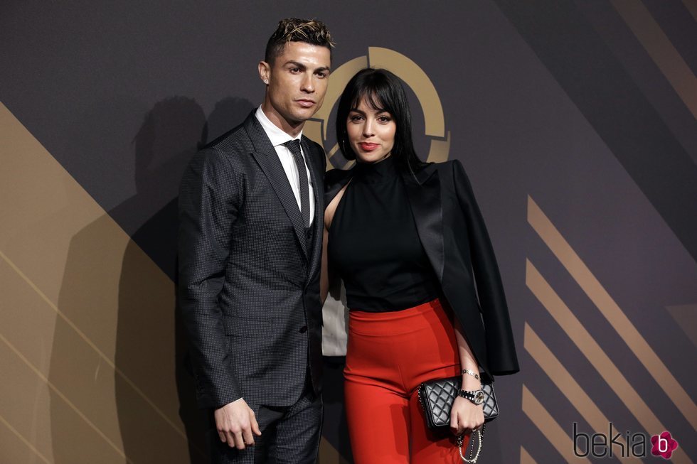 Cristiano Ronaldo y Georgina Rodríguez en los Premios de la Federación de Portugal 2018