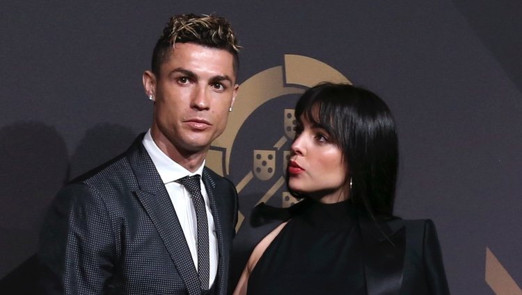 Georgina Rodríguez y Cristiano Ronaldo en los Premios de la Federación de Portugal 2018