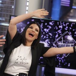 Laura Pausini de lo más divertida durante su última visista a 'El Hormiguero'