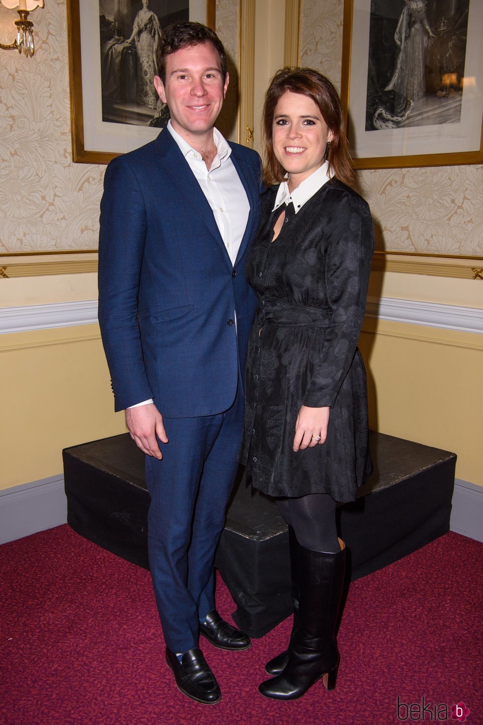 Eugenia de York y Jack Brooksbank en un concierto benéfico