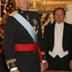 El Rey Felipe y Jaime Alfonsín