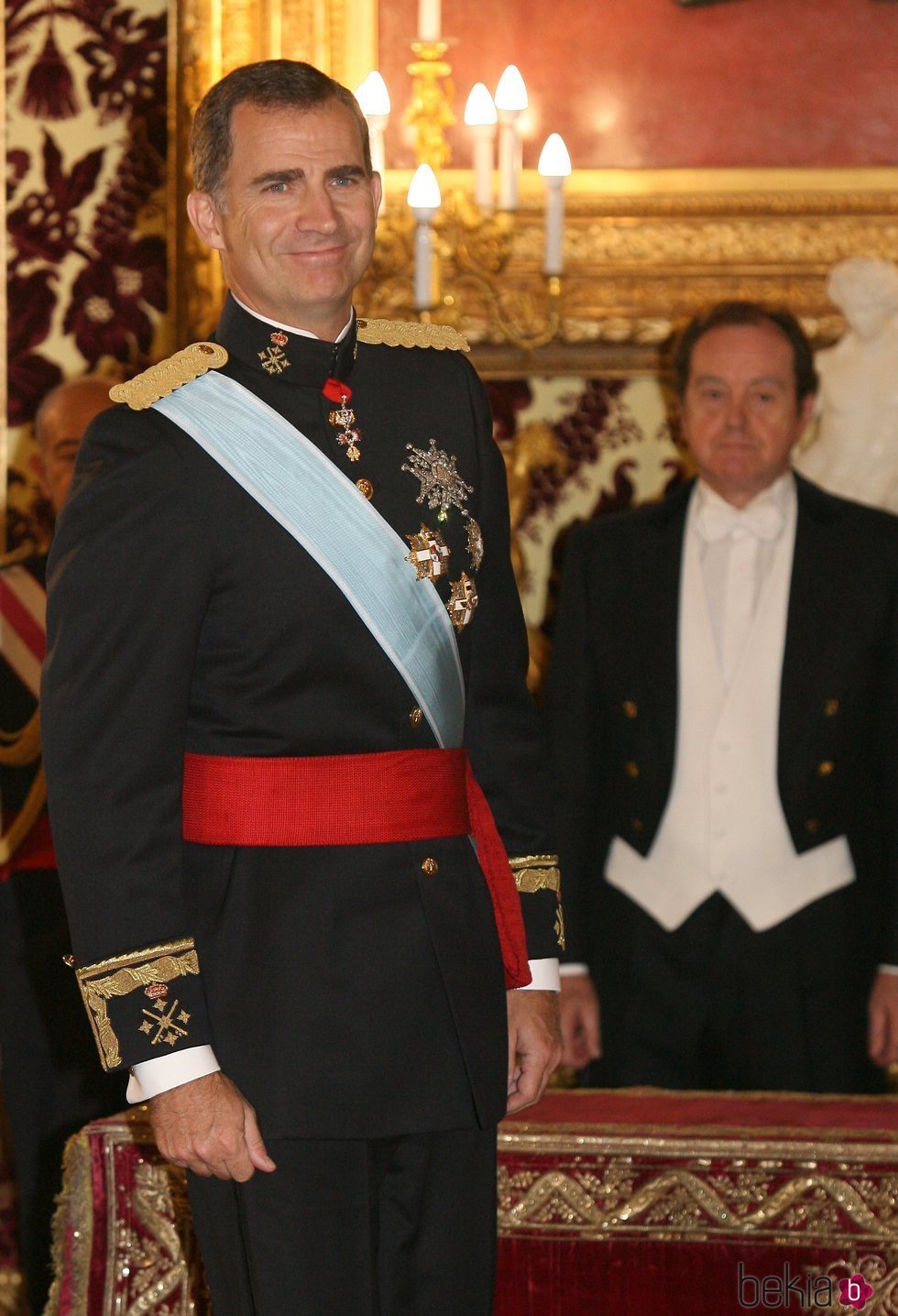 El Rey Felipe y Jaime Alfonsín