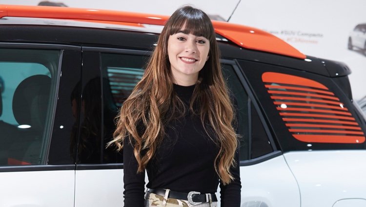 Aitana Ocaña en su presentación como embajadora de un coche