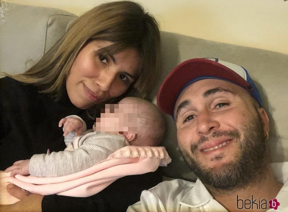 Chabelita con su hermano Kiko Rivera y su sobrina Carlota