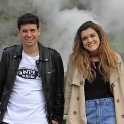 Amaia y Alfred, muy sonrientes en las Azores