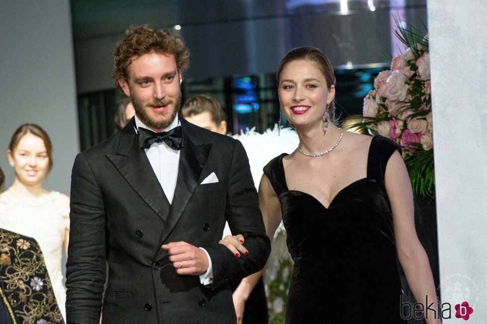 Pierre Casiraghi y su mujer, Beatrice Borromeo, en el Baile de la Rosa 2018