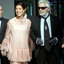 Carolina de MÃ³naco y Karl Lagerfeld en el Baile de la Rosa 2018