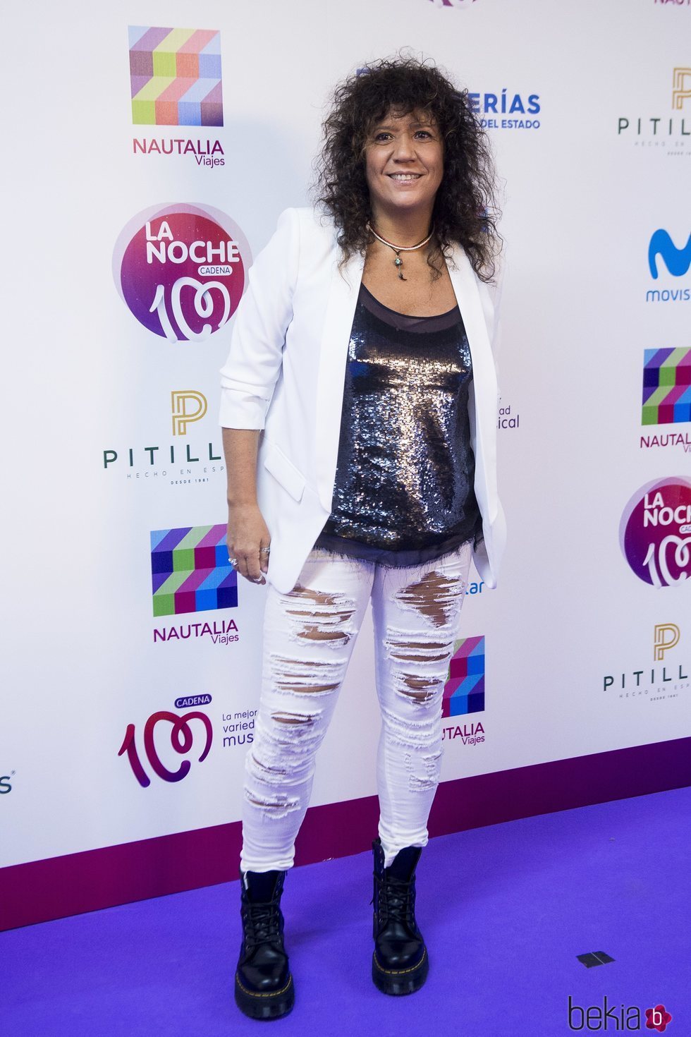 Rosana en el photocall de La Noche de Cadena 100