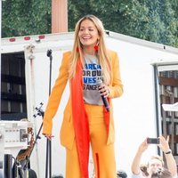 Rita Ora en la marcha multitudinaria contra las armas en EEUU