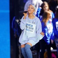 Ariana Grande en la marcha multitudinaria contra las armas en EEUU