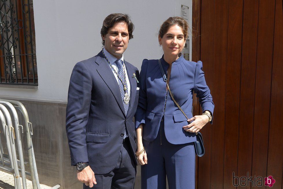 Fran Rivera y Lourdes Montes en la Semana Santa de Sevilla 2018