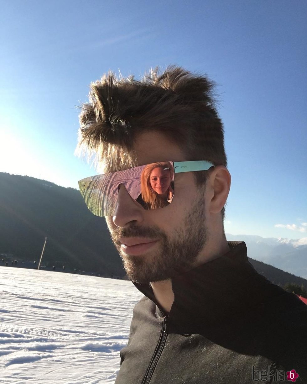 Gerard Piqué disfrutando de la nieve en la Semana Santa 2018 con Shakira