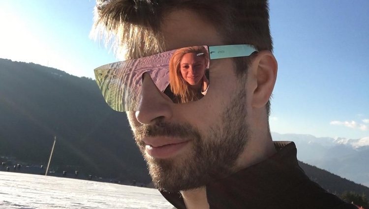 Gerard Piqué disfrutando de la nieve en la Semana Santa 2018 con Shakira