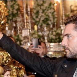 David Bisbal disfrutando de la Semana Santa de Almería 2018