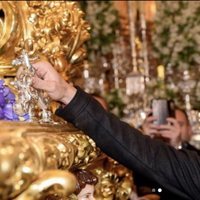 David Bisbal disfrutando de la Semana Santa de Almería 2018