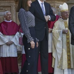 Los Reyes Letizia y Felipe VI en la Misa de Pascua 2018