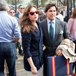 Lorudes Montes y Fran Rivera en la corrida del Domingo de Resurrección 2018 de Sevilla