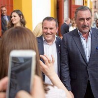 Carlos Herrera en la corrida del Domingo de Resurrección 2018 de Sevilla