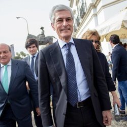 Adolfo Suárez Illana en la corrida del Domingo de Resurrección 2018 de Sevilla