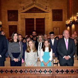 La Familia Real en la Misa de Pascua 2018