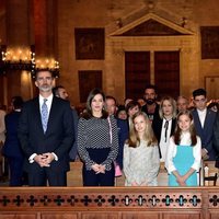 La Familia Real en la Misa de Pascua 2018