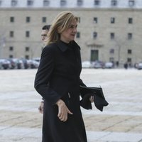 La Infanta Cristina en la misa por el 25 aniversario de la muerte del Conde de Barcelona