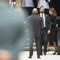 La Reina Letizia en la misa por el 25 aniversario de la muerte del Conde de Barcelona